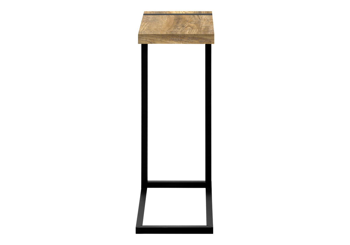 Briar Mango Wood-Look & Black Metal Accent Table | Ortholuxe Home - Photo 3