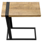 Briar Mango Wood-Look & Black Metal Accent Table | Ortholuxe Home - Photo 6