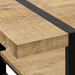 Briar Mango Wood-Look & Black Metal Coffee Table | Ortholuxe Home - Photo 7
