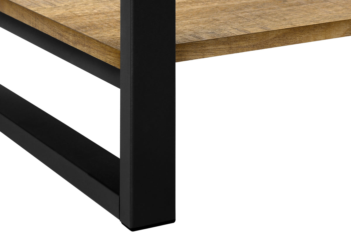 Briar Mango Wood-Look & Black Metal Coffee Table | Ortholuxe Home - Photo 8