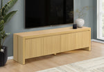 Briar Natural Oak-Look TV Stand with 4 Doors | Ortholuxe Home