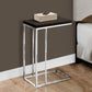 Fern Espresso Accent Table with Chrome Metal | Ortholuxe Home - Photo 2