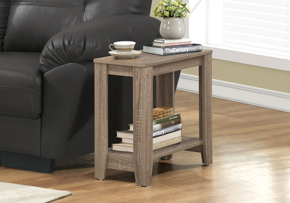 Indigo Dark Taupe Accent Table | Ortholuxe Home