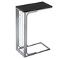 Opal Black & Silver Metal Accent Table | Ortholuxe Home - Photo 3