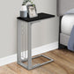 Opal Black & Silver Metal Accent Table | Ortholuxe Home - Photo 2