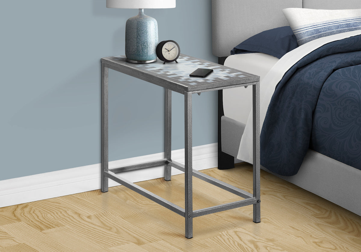 Ruby Grey Accent Table | Ortholuxe Home - Photo 2