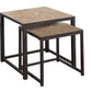 Topaz Terracotta Tile Nesting Table (Set of 2) | Ortholuxe Home - Photo 2