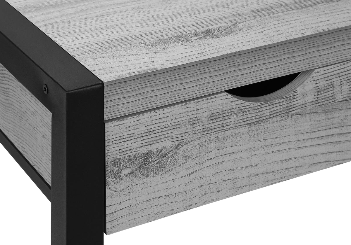 Diamond Grey & Black Metal Accent Table | Ortholuxe Home - Photo 7