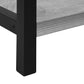 Diamond Grey & Black Metal Accent Table | Ortholuxe Home - Photo 10