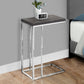 Emerald Grey Accent Table with Chrome Metal | Ortholuxe Home - Photo 2