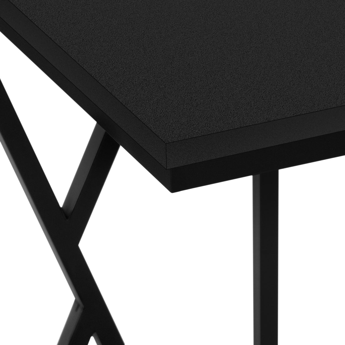 Marble Black Metal Accent Table | Ortholuxe Home - Photo 8