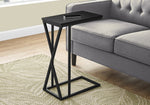 Marble Black Metal Accent Table | Ortholuxe Home