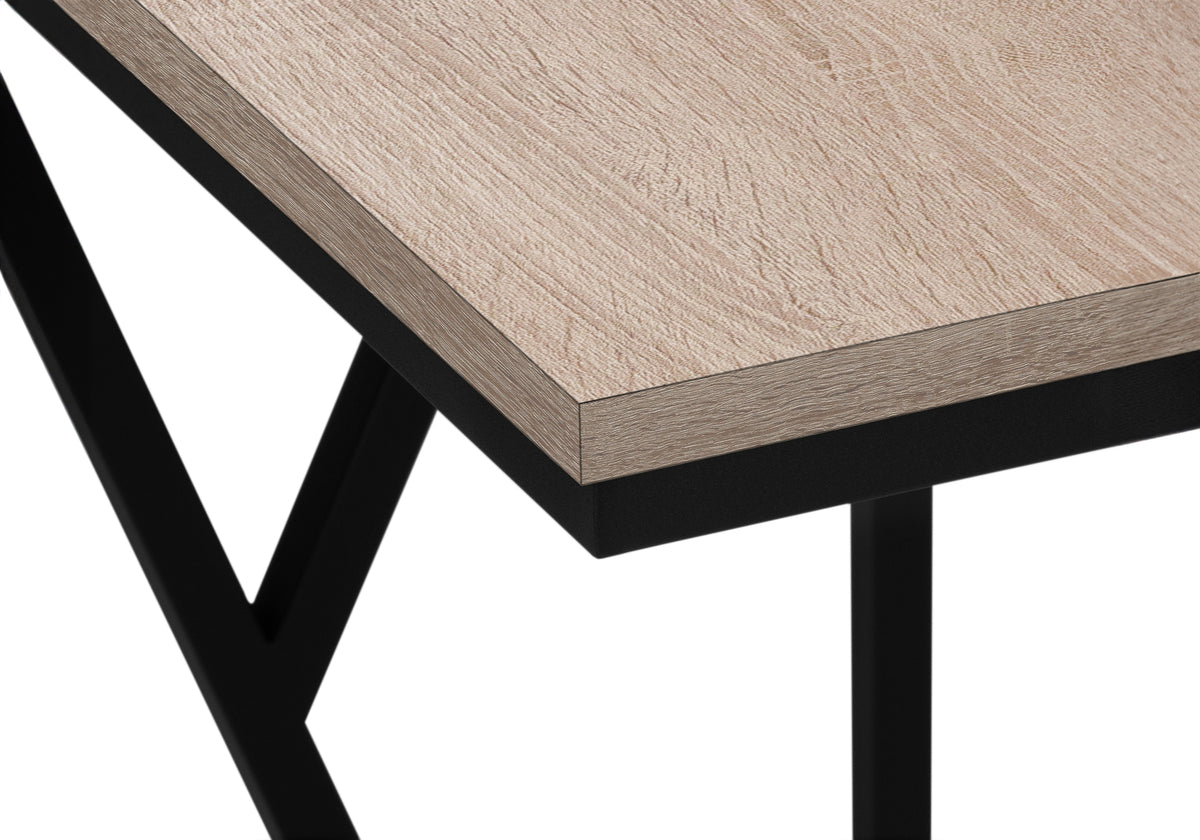 Marble Dark Taupe & Black Metal Accent Table | Ortholuxe Home - Photo 8