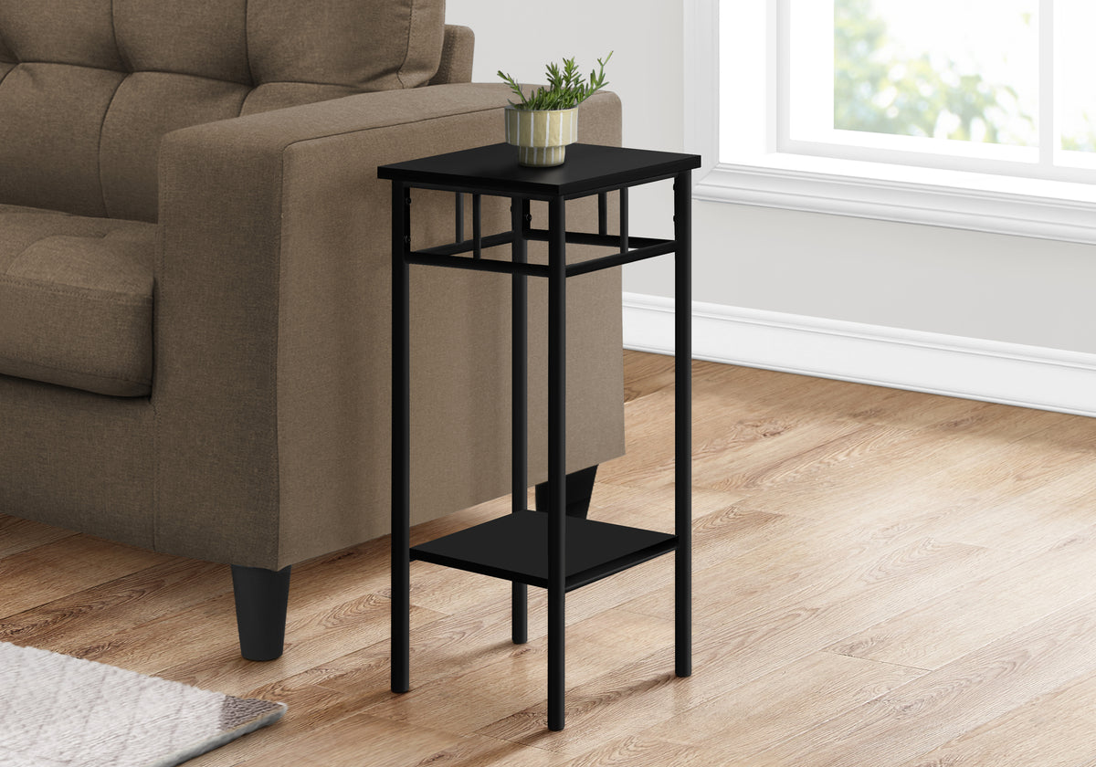 Aria Black Metal Accent Table | Ortholuxe Home