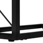 Lyric White Marble-Look & Black Metal Accent Table | Ortholuxe Home - Photo 9