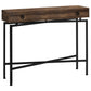 Gaia Brown Reclaimed Wood Console | Ortholuxe Home - Photo 3