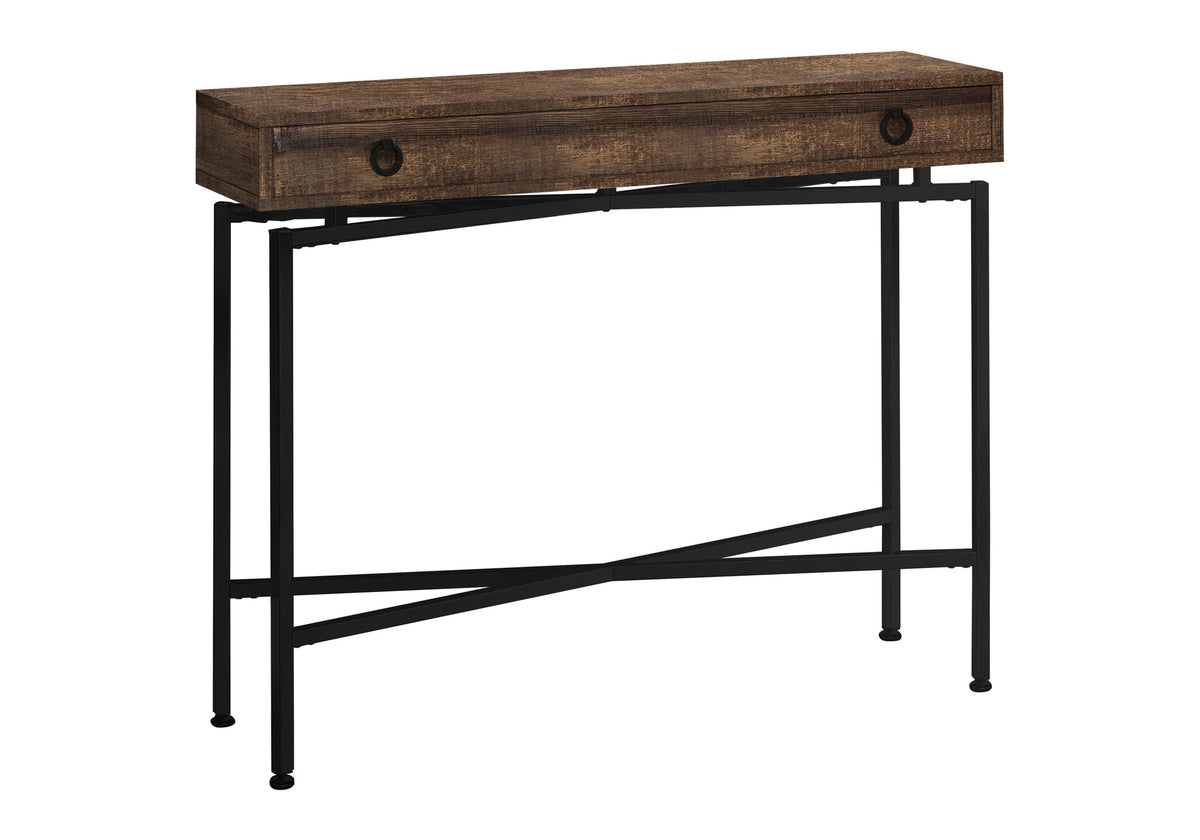 Gaia Brown Reclaimed Wood Console | Ortholuxe Home - Photo 3