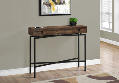 Gaia Brown Reclaimed Wood Console | Ortholuxe Home