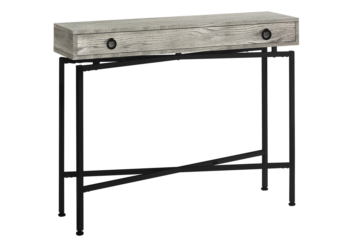 Gaia Grey Reclaimed Wood Console | Ortholuxe Home - Photo 3