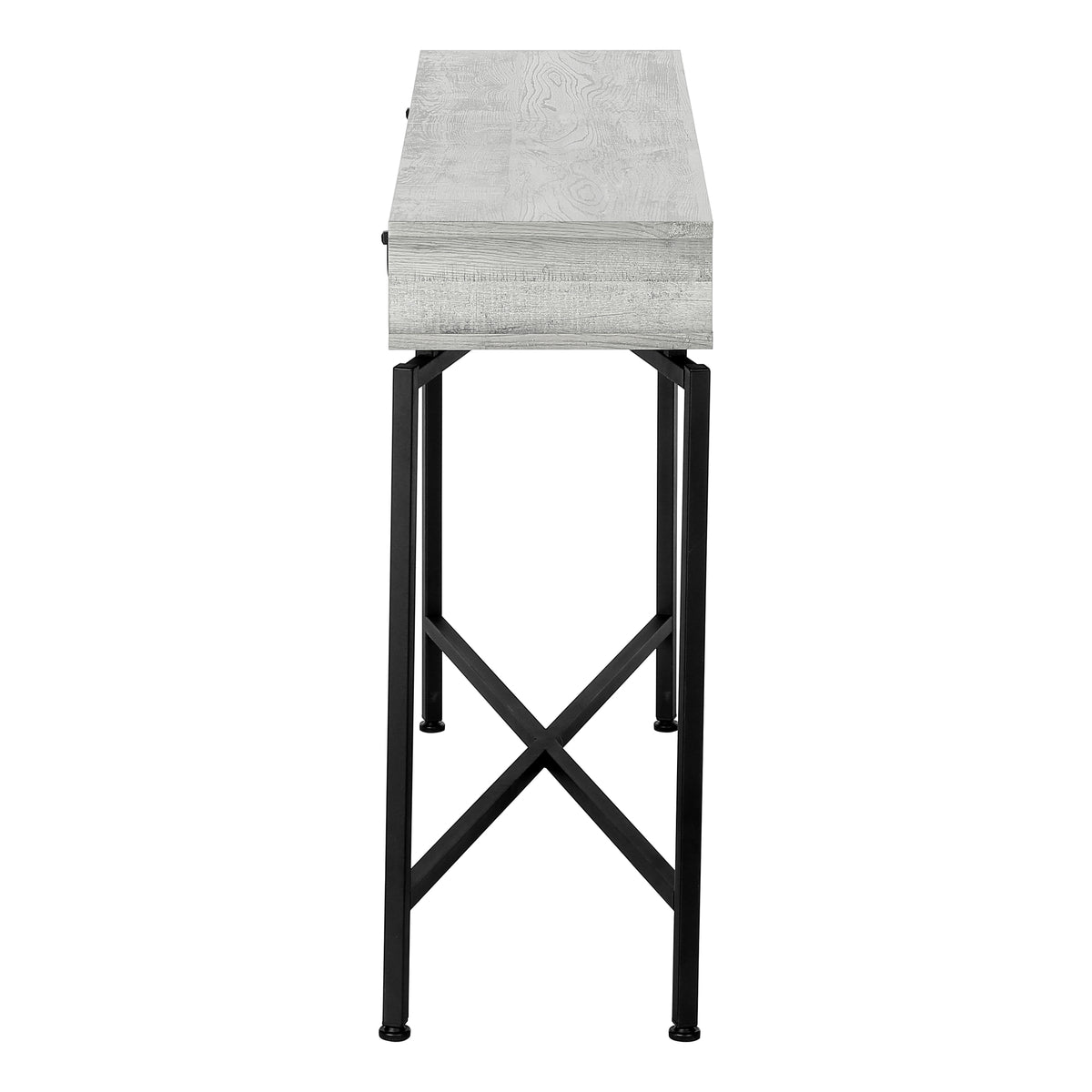 Gaia Grey Reclaimed Wood Console | Ortholuxe Home - Photo 5