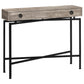 Gaia Taupe Reclaimed Wood Console | Ortholuxe Home - Photo 3