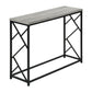 Vega Grey & Black Metal Hall Console | Ortholuxe Home - Photo 3