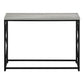 Vega Grey & Black Metal Hall Console | Ortholuxe Home - Photo 4