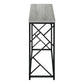 Vega Grey & Black Metal Hall Console | Ortholuxe Home - Photo 5