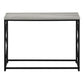 Vega Grey & Black Metal Hall Console | Ortholuxe Home - Photo 6