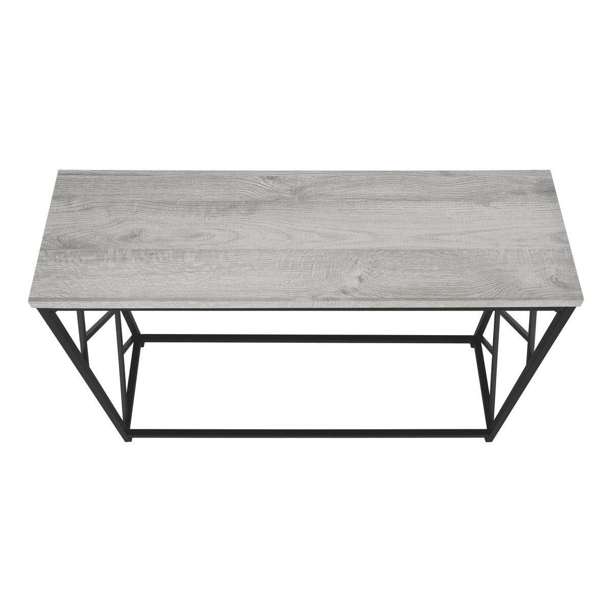 Vega Grey & Black Metal Hall Console | Ortholuxe Home - Photo 7
