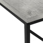 Vega Grey & Black Metal Hall Console | Ortholuxe Home - Photo 9