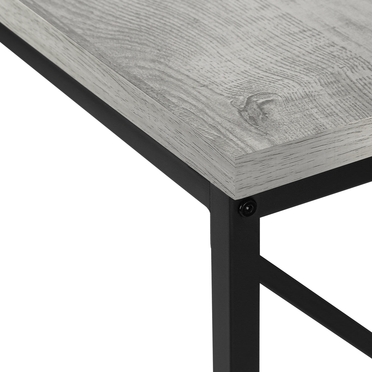 Vega Grey & Black Metal Hall Console | Ortholuxe Home - Photo 9