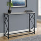 Vega Grey & Black Metal Hall Console | Ortholuxe Home - Photo 2