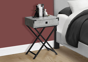 Altair Grey Cement Accent Table | Ortholuxe Home - Photo 2