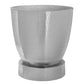 Bordeaux Chrome Iron Metal Drum End Accent Table | Ortholuxe Home - Photo 3
