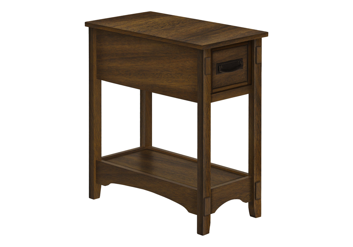Geneva Brown Walnut Veneer End Table | Ortholuxe Home - Photo 3