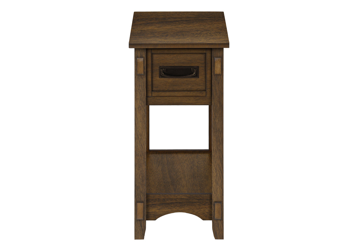 Geneva Brown Walnut Veneer End Table | Ortholuxe Home - Photo 4
