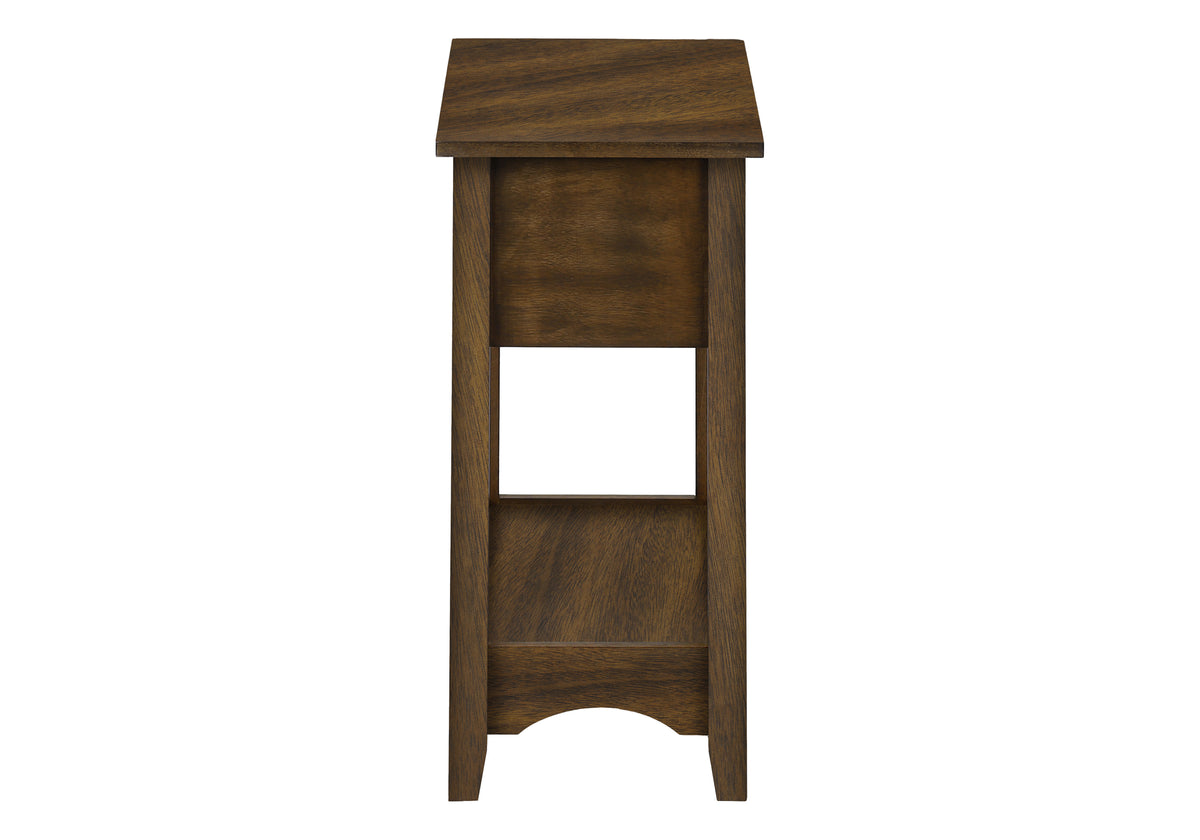 Geneva Brown Walnut Veneer End Table | Ortholuxe Home - Photo 6