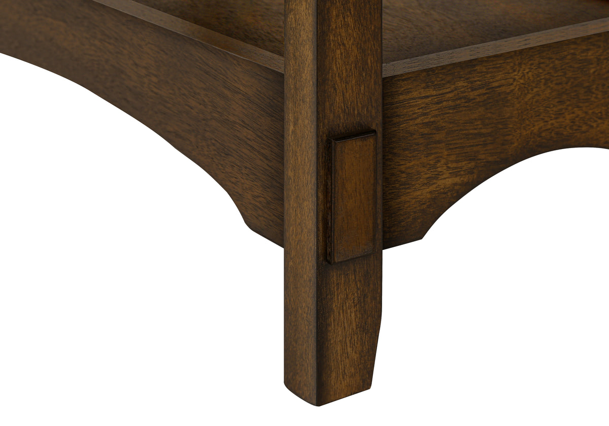 Geneva Brown Walnut Veneer End Table | Ortholuxe Home - Photo 10