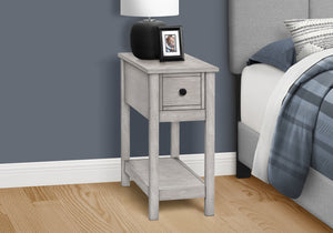 Zurich Washed Grey Veneer End Table | Ortholuxe Home - Photo 2