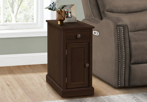 Zurich Espresso Veneer End Table | Ortholuxe Home