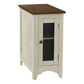 Zurich Antique White & Espresso Veneer Accent Table | Ortholuxe Home - Photo 3