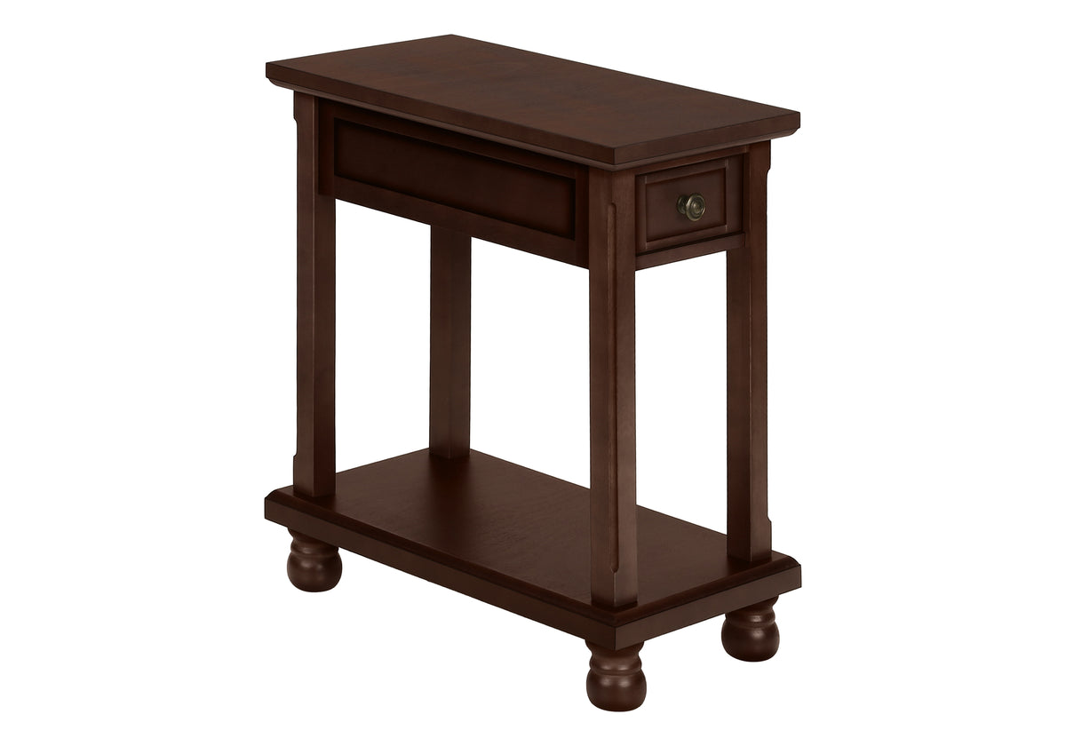 Zurich Espresso Veneer End Table | Ortholuxe Home - Photo 3