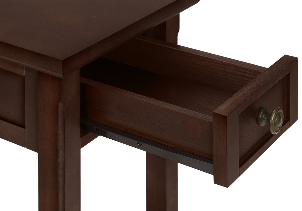 Zurich Espresso Veneer End Table | Ortholuxe Home - Photo 9