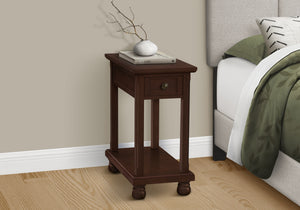 Zurich Espresso Veneer End Table | Ortholuxe Home - Photo 2