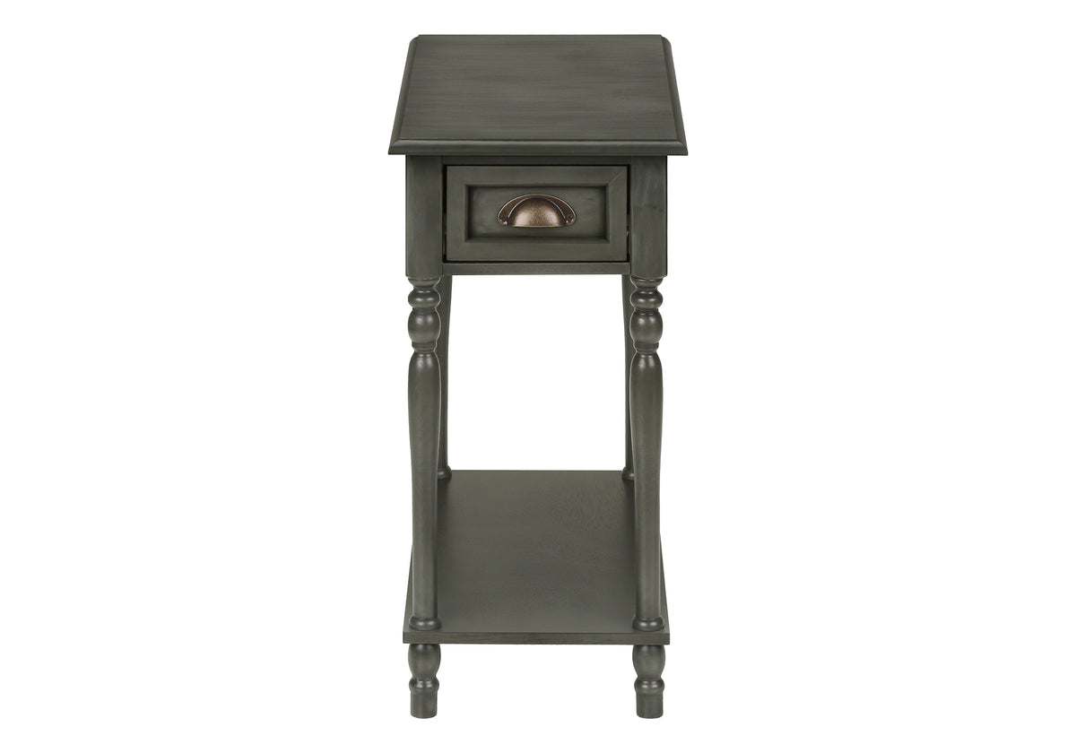 Zurich Dark Green Veneer End Table | Ortholuxe Home - Photo 4
