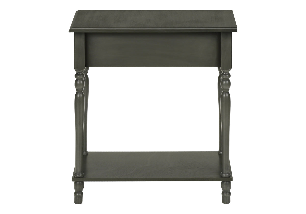 Zurich Dark Green Veneer End Table | Ortholuxe Home - Photo 5