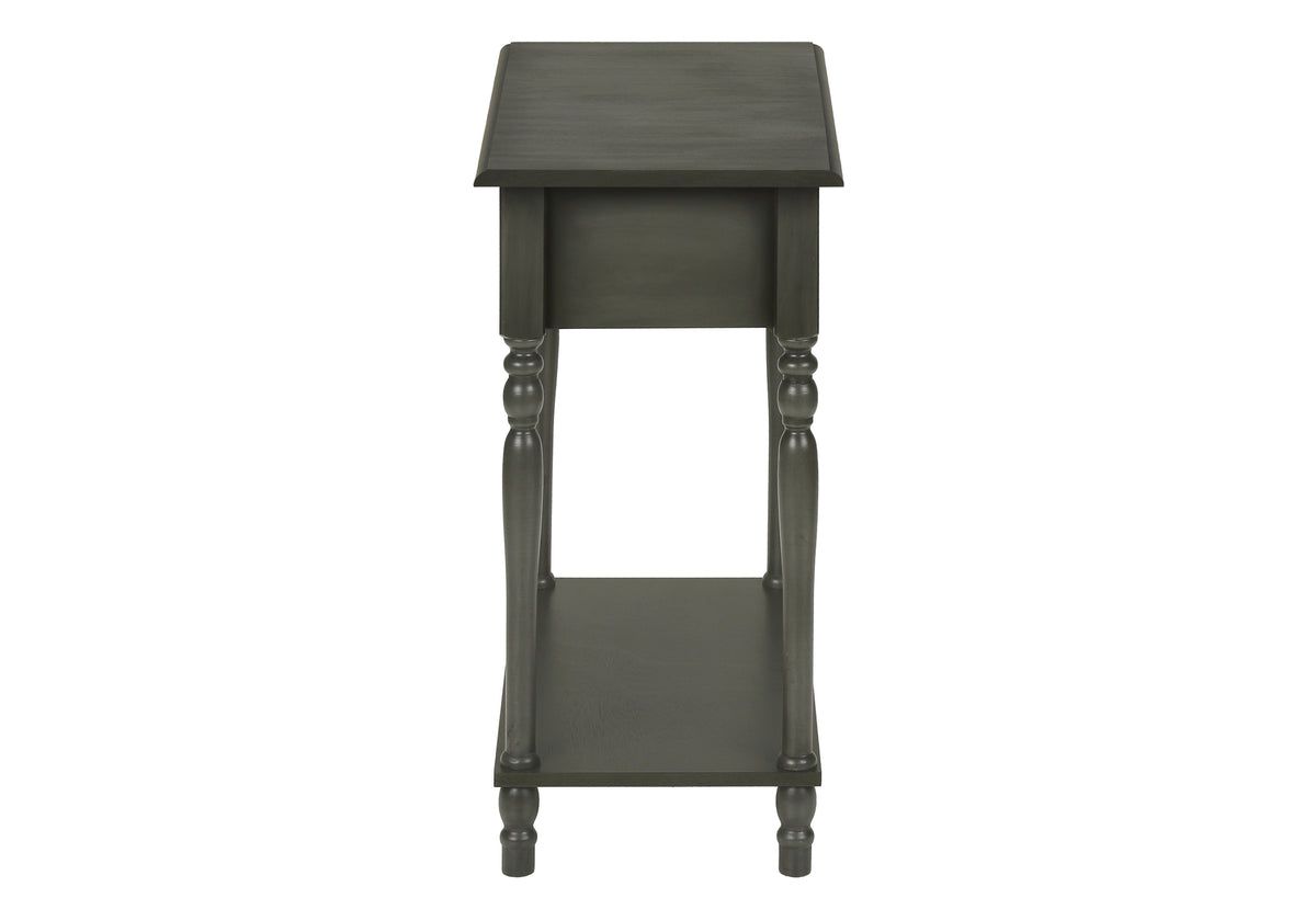 Zurich Dark Green Veneer End Table | Ortholuxe Home - Photo 6