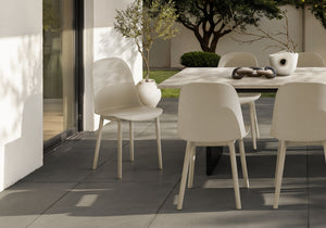 Ghent Taupe Dining Chair Outdoor Chair | Ortholuxe Home