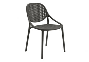 Ghent Black Stacking Dining Armchair Outdoor Chair | Ortholuxe Home - Photo 2
